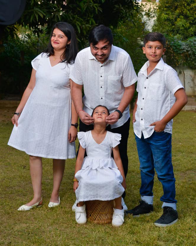 White Cutwork Short Family