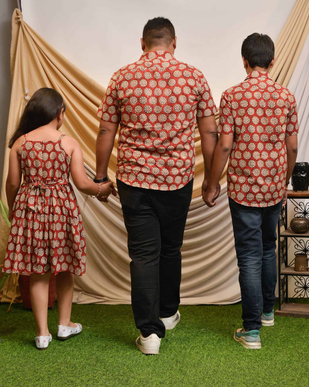 Rosy Vine Father Kid Twining
