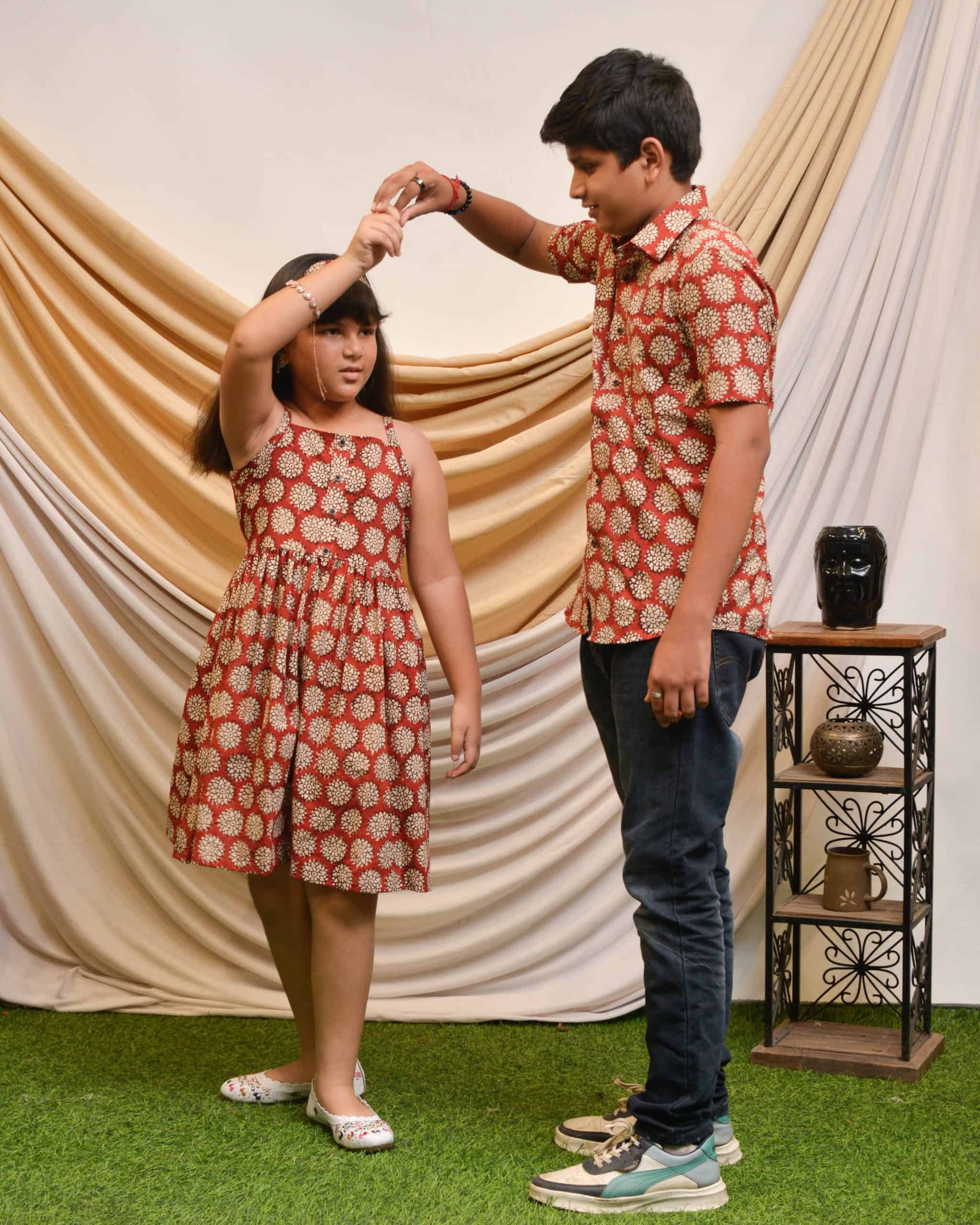 Rosy Vine Father Kid Twining