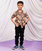 Queen Black Frill Kids Shirt