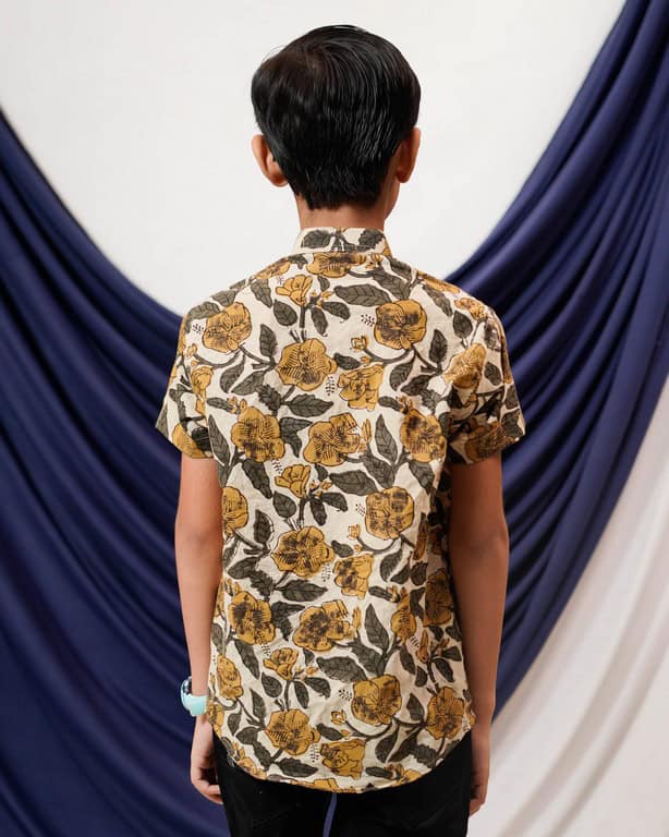 Yellow Cannas Kids Shirt