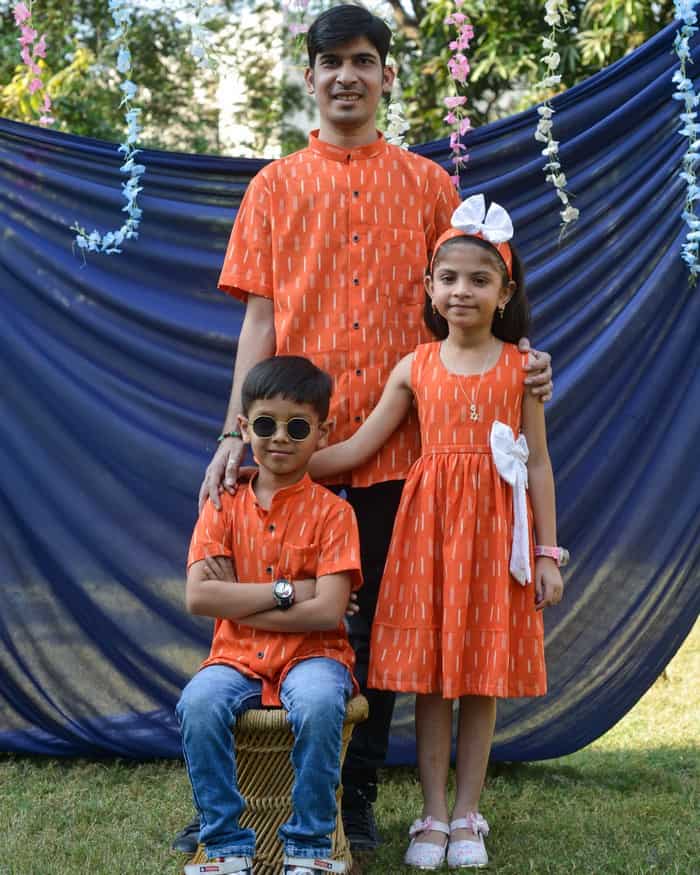 Orange Punch Father Kid Twining