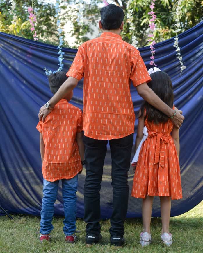 Orange Punch Father Kid Twining