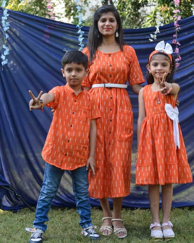 Orange Punch Mom Kid Twinning