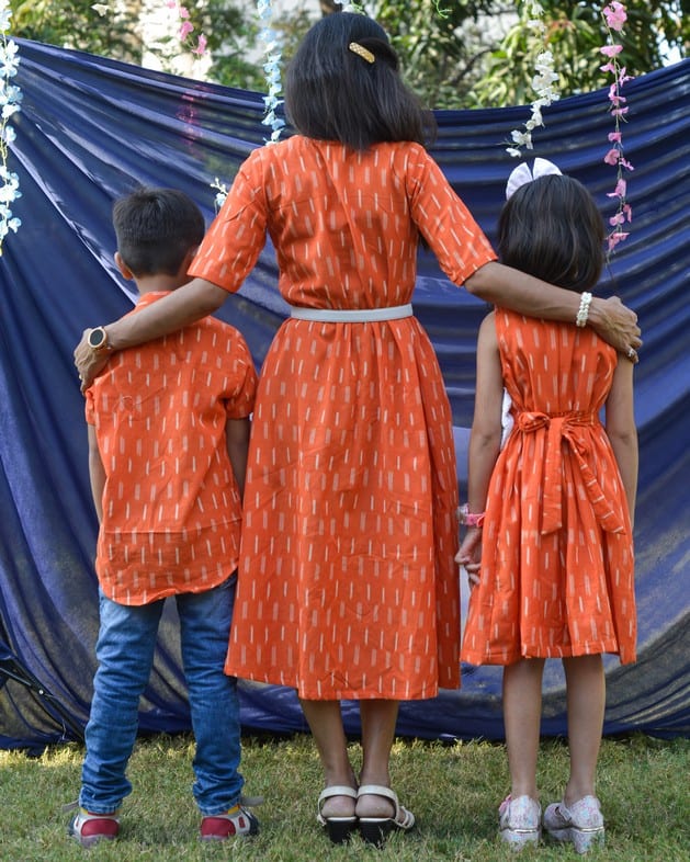 Orange Punch Mom Kid Twinning
