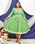 Emerald Green Nursing Dress