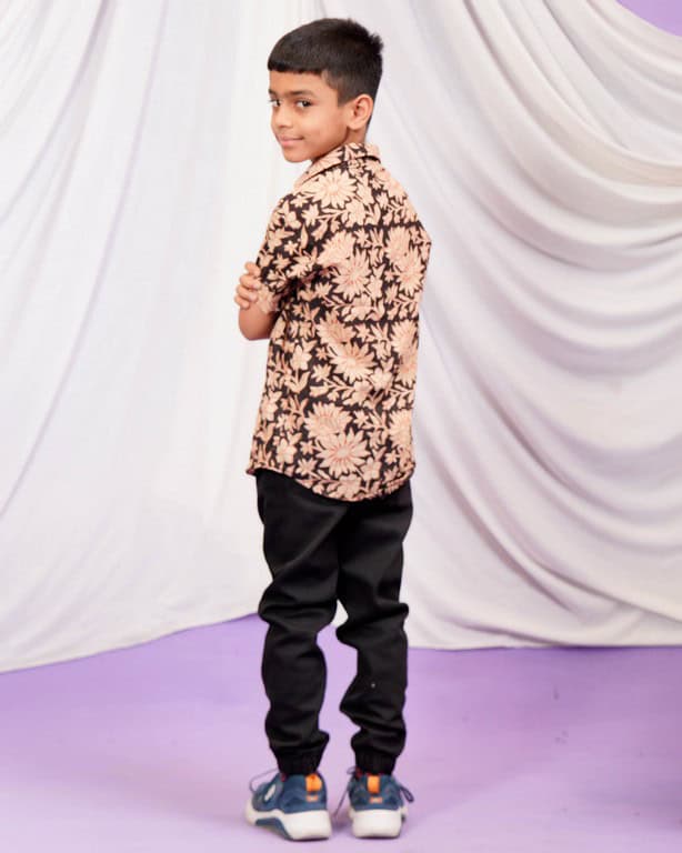 Queen Black Frill Kids Shirt