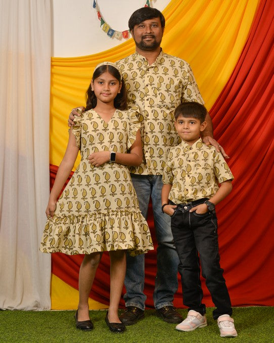 Green Mango Father Kid Twining