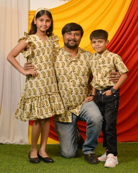 Green Mango Father Kid Twining