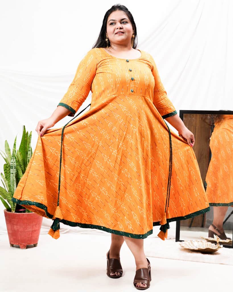 Canary Yellow Plus Size Dress