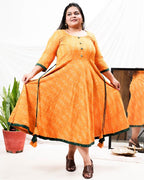 Canary Yellow Plus Size Dress