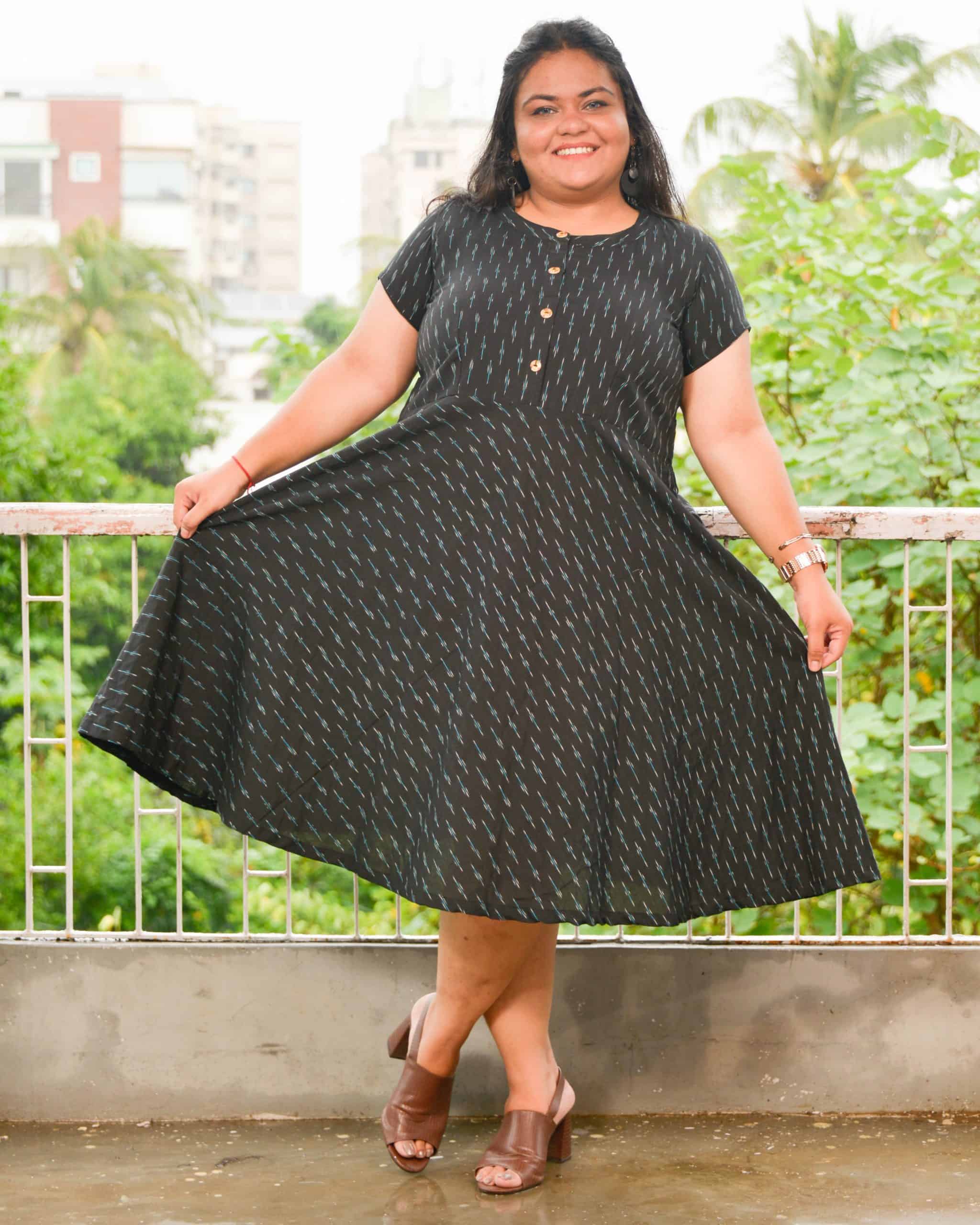 Ocean Black Glorious Plus Size Dress