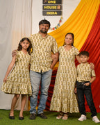 Green Mango Long Frill Family Set