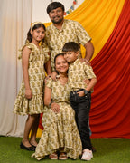 Green Mango Long Frill Family Set