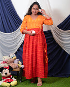 Canary Red Nursing Dress