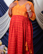 Canary Red Nursing Dress