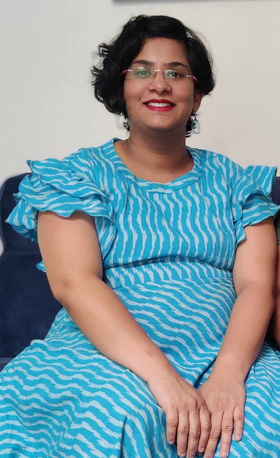 Arctic Waves Flared Dress photo review