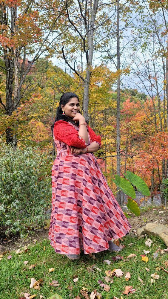 Red Multi Ikat Dress photo review