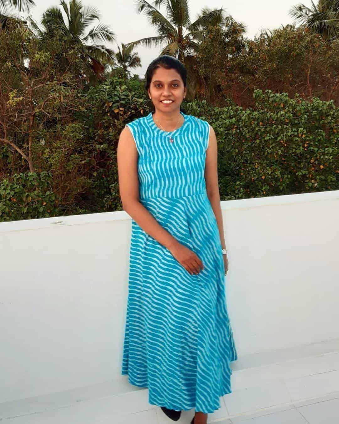 Arctic Waves Flared Dress photo review