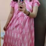 Pink Ikat Maxi Dress photo review