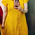 Sunbeam Yellow Cutwork Dress photo review