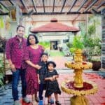 Jazzy Black Senorita Ikat Family photo review