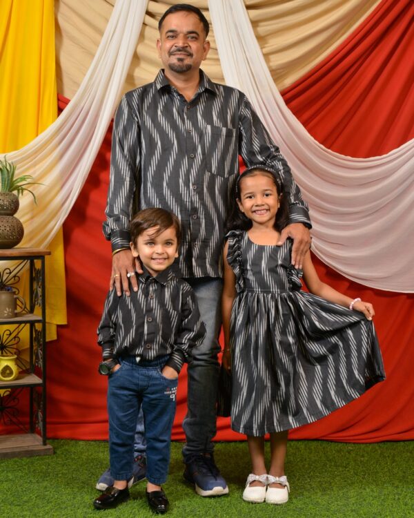 father kids matching outfits